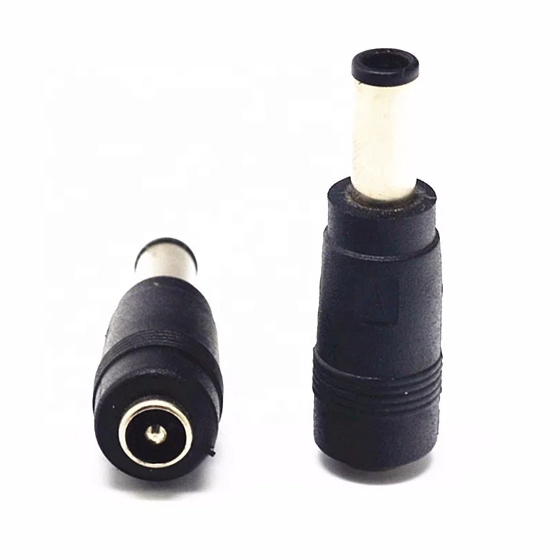 

1Pcs Common DC Power male to female 6.5*4.4 / 4.0X1.7 / 3.0*1.1 / 5.5*2.5/usb to 5.5*2.1 plug Converter Laptop Adapter connector, Black