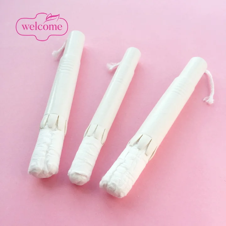 

Private Label GOTS Certified Organic Tampons Comfort Silk Touch Feminine Hygiene Yoni Detox Pearls Beautiful Life Tampon Applica