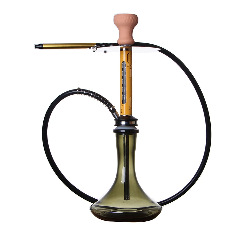 

China Manufacture Smoking New Techno Design Hookah Shisha Luxury Large Size Hookah Shisha With Stainless Steel Material, Various colors