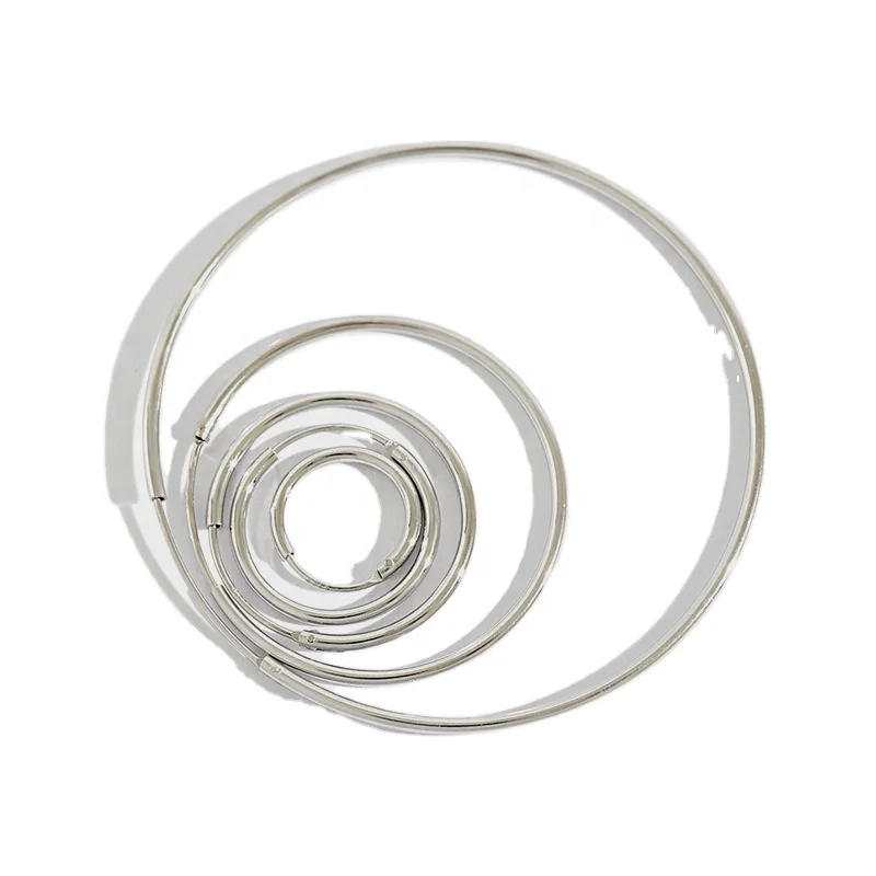 

S925 Sterling Silver Earrings Ins Simple Circle Earrings Female Sterling Silver Earrings