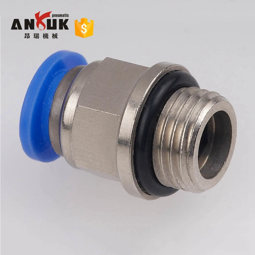 

Quick Air Hose Connector Pneumatic Parts Tube Pipe One Touch Brass Fittings