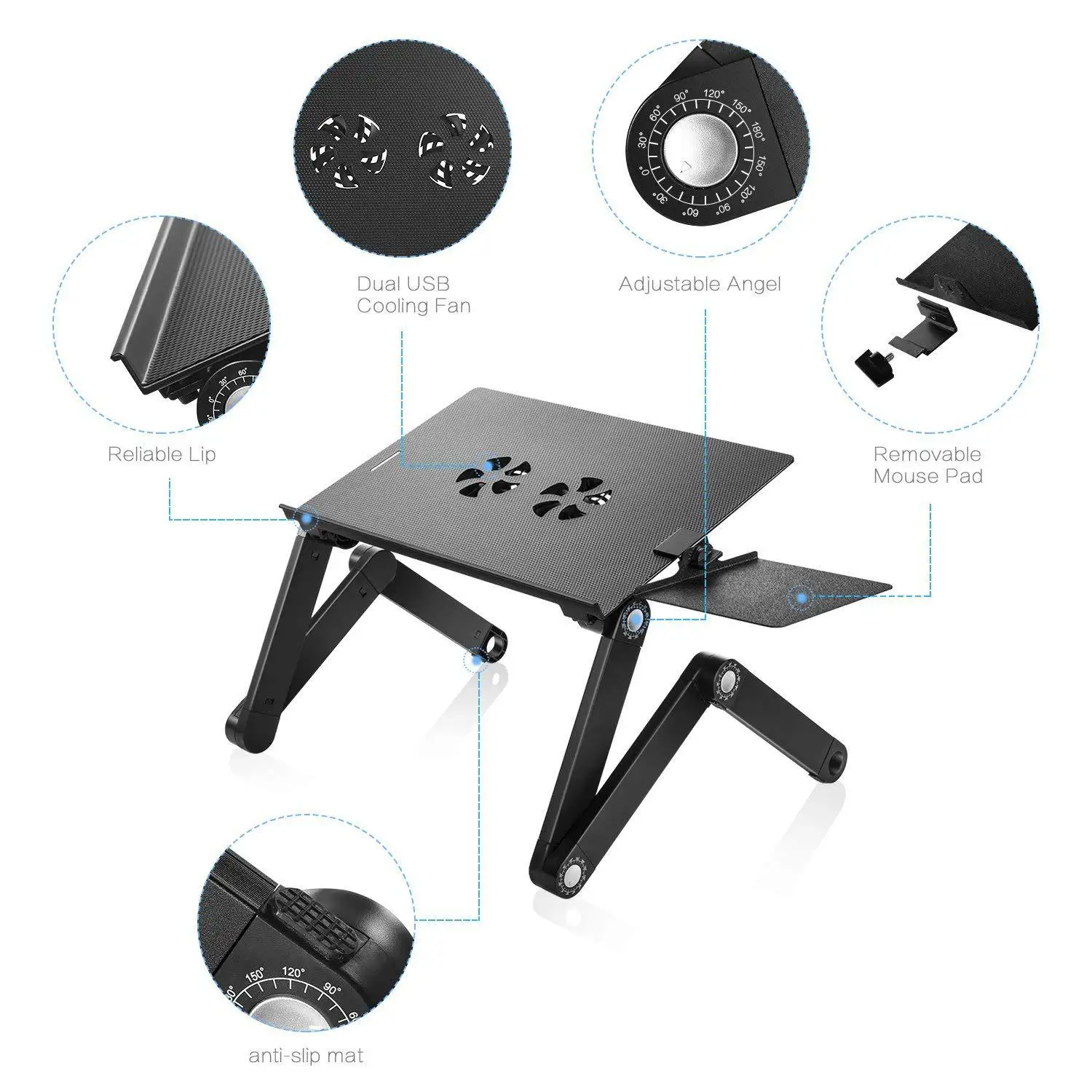 Столик трансформер для ноутбука Multifunctional Laptop Table t8