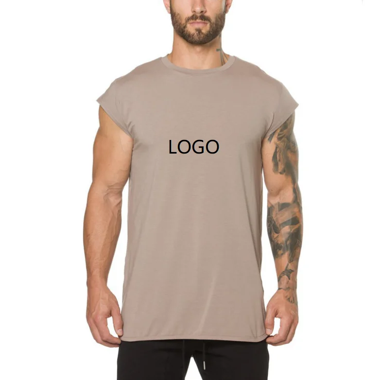 

Summer New Outdoor Sports Mens Large Size T-Shirt Fitness Breathable Wholesale Custom Blank Mens 100% Cotton Oversized T-Shirt