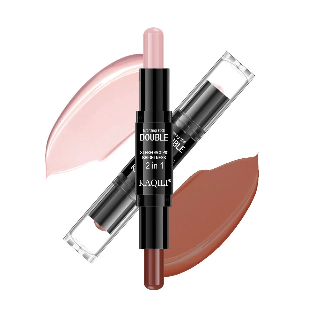 

Onedollar 2 in 1 Profile face highlight contour contouring pen contour highlighter stick private label