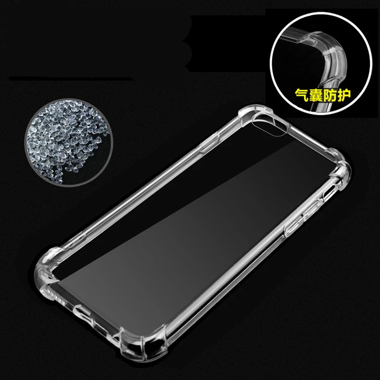 

Apply to OEM 3d color printing 1mm airbag shockproof transparent clear TPU phone cover for iphone x xs free sample case