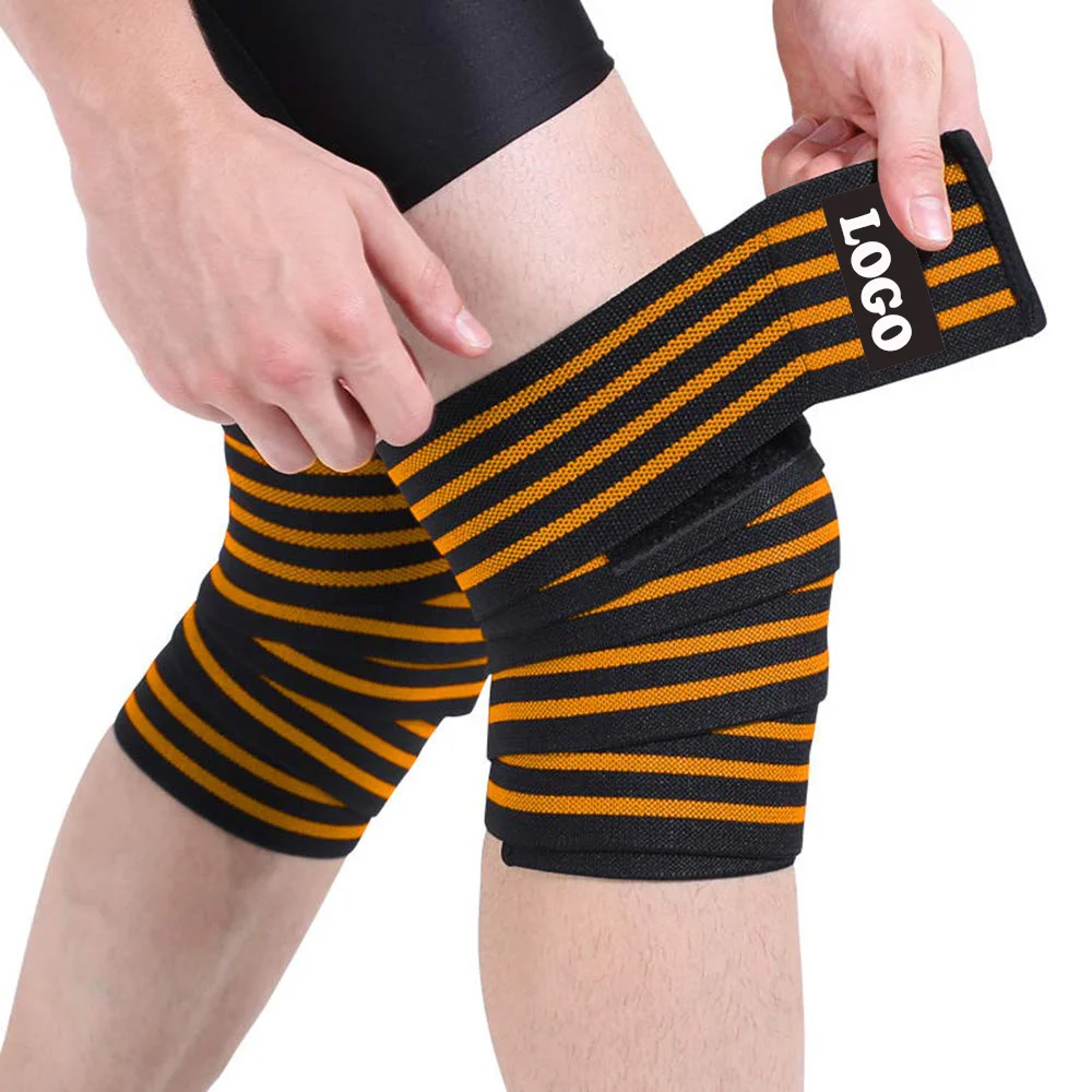 

Amazon hot sale wholesale Knit knee pad Aluminum plate knee wraps, Grey, green, blue, red, yellow