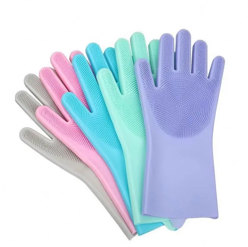 

Silicone Gloveing And Latex Gloveing Use For Clean Of Gloveing Dishwashing
