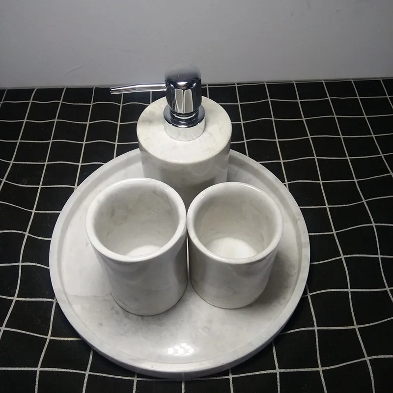 
Hot sale white marble bath containers bathroom sanitary ware suite factory direct 