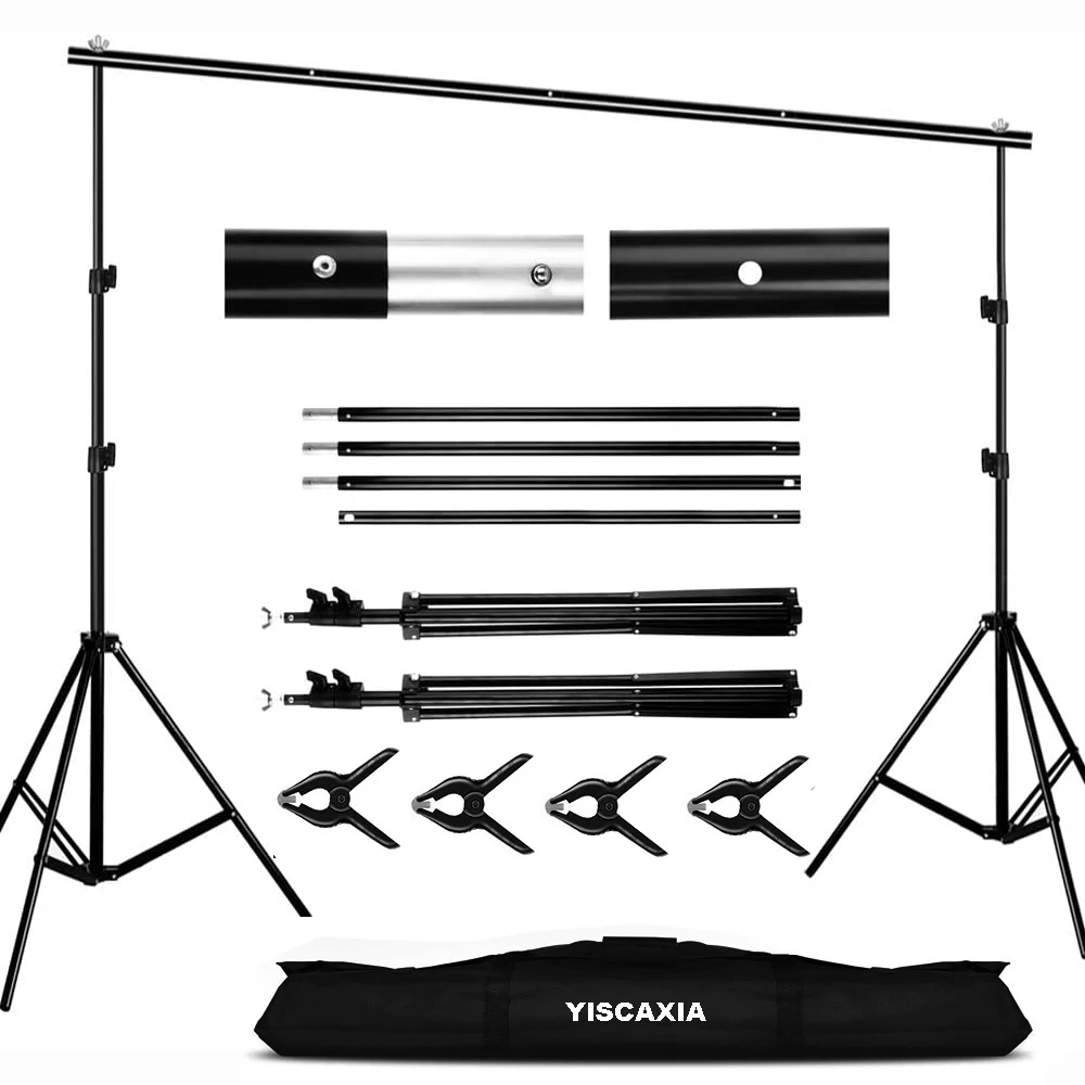 

Yiscaxia Photographic Crossbar Tripod Backdrop Holder Photography Photo Back Drop Stands