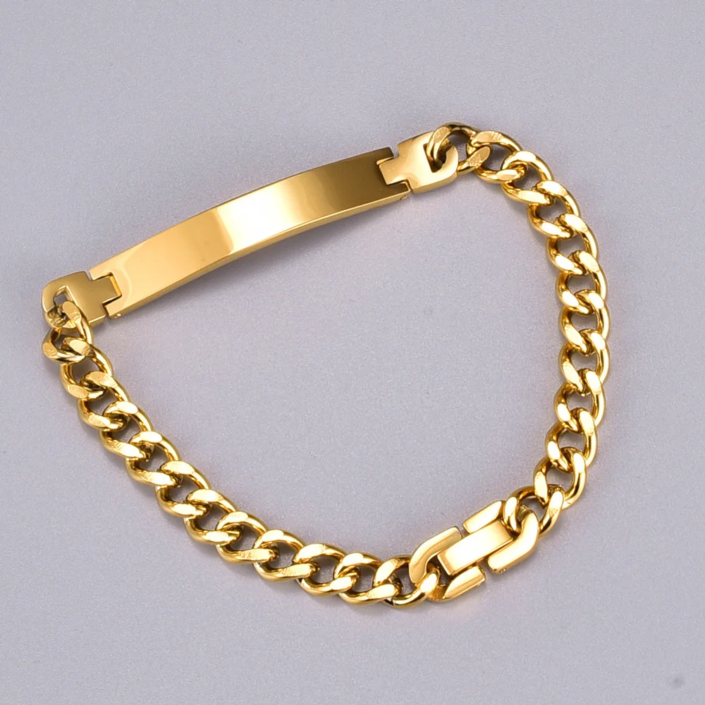 

China Supplier 2021 Hip Hop Gold Tennis Bracelet Women Bracelets 18K Gold Bracelet, Gold/silver