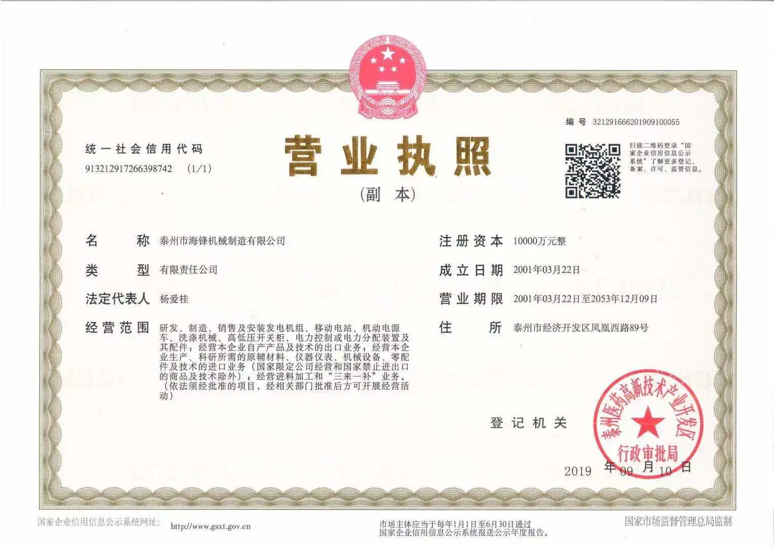 Business license