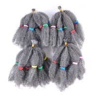 

Afro Kinky Bulk Crochet Twist Braiding Hair Extension For Women Senegalese Twist Glueless Synthetic Fiber Hair