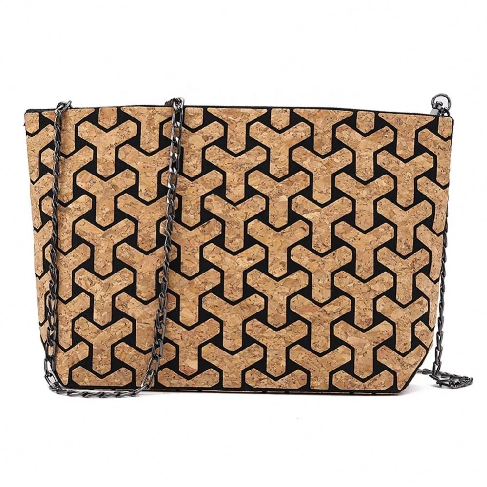 

Bag 2021 Messenger Cork Chain Bags Women Handbags Geometric crossbody