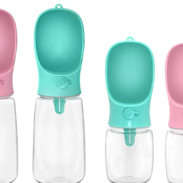 

350ml 550ml Good Quality Wholesale Portable Plastic Plastic Pet Dog Drinking Water Bottle