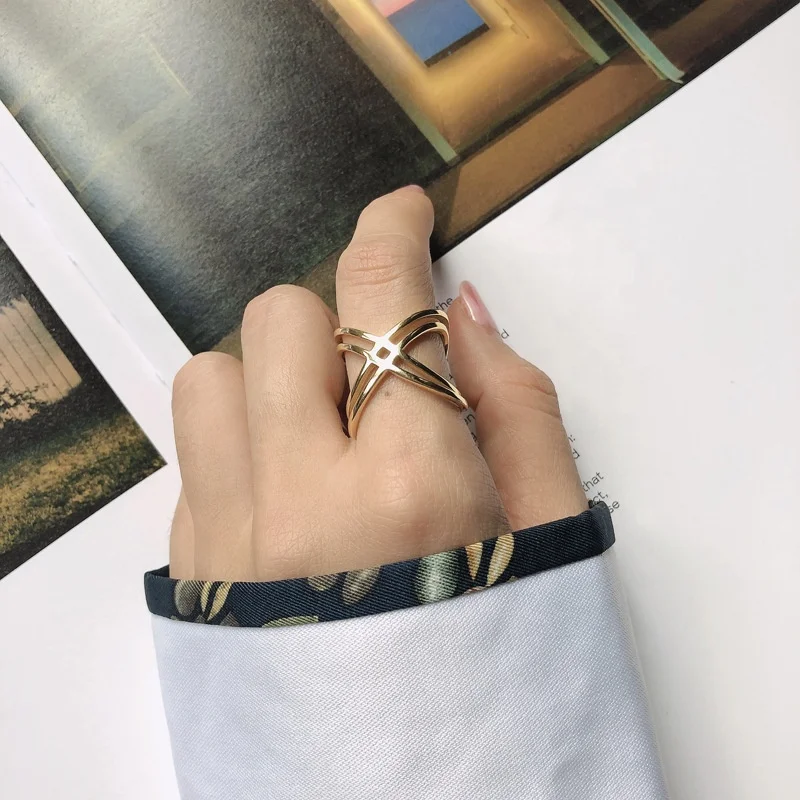 

100% 925 sterling silver New Simple Creative Jewelry Temperament Round Inisex Fashion Popular Opening Rings