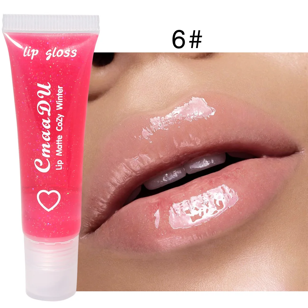 

Transparent Lip Gloss Clear Oil Sexy Cute Fruit Lip Balm Liquid Lipstick Moisturizing Lip Plumper