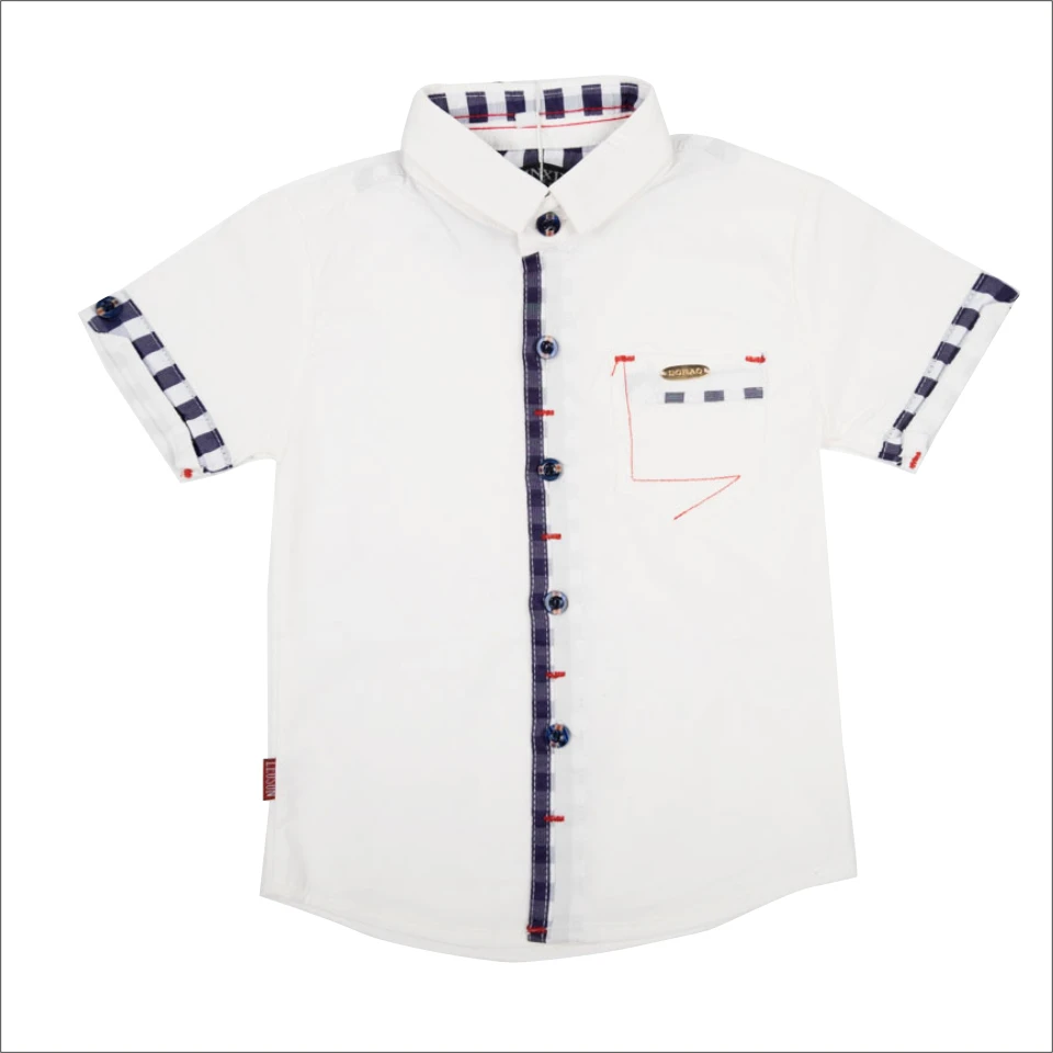 
Shirt Data Fashion Stripes Cotton Men Boys shirt Casual Summer Top Blouse Shirts White Blue Pockets short sleeve 