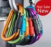 Carabine Outdoor Kit Camping Equipment Alloy Aluminum Survival Gear Camp Mountaineering Hook Edc Mosqueton Carabiner Multi Tool