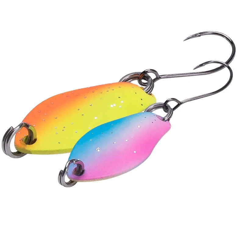 

MK02 Fishing Lure Sinking Spoon Metal Lure Bait Sinking Wobblers Hard Bait Fishing Tackle, 4 colors