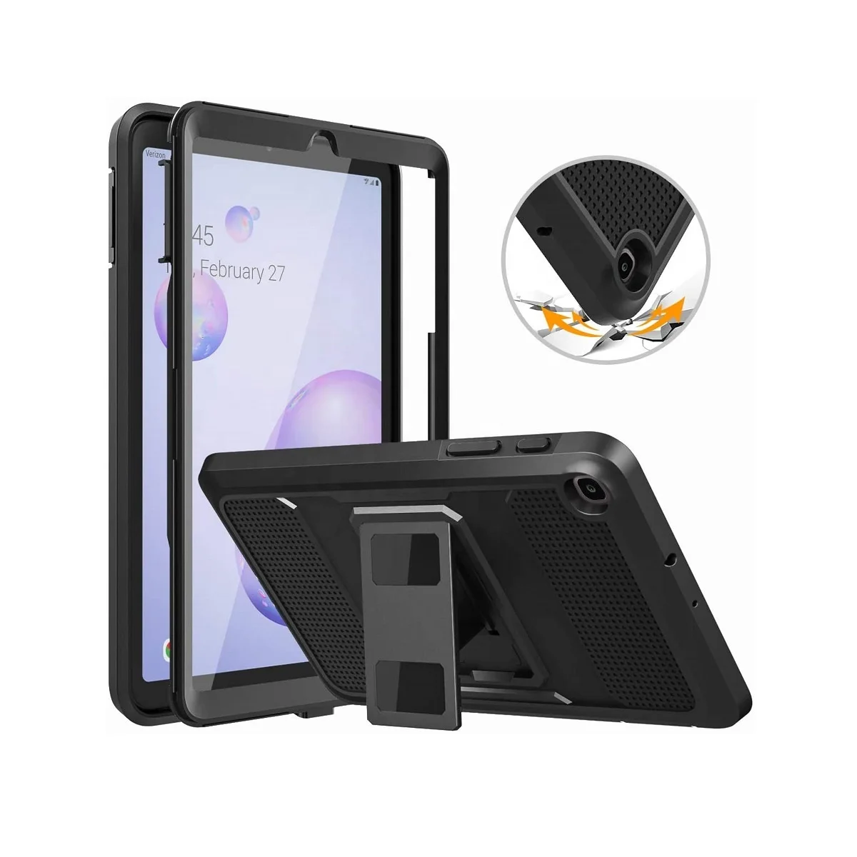 

MoKo Full body Shockproof Rugged Stand Case for Samsung Galaxy Tab A 8.4 2020 SM-T307