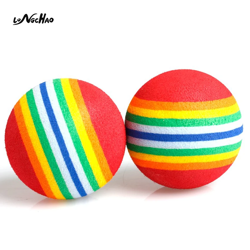 

Soft EVA Foam Golf Ball Training Aids Indoor Practice Rainbow Balls Golf Gift Balls, Customized