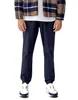 Custom logo joggers men solid color navy chino jogger pants oem