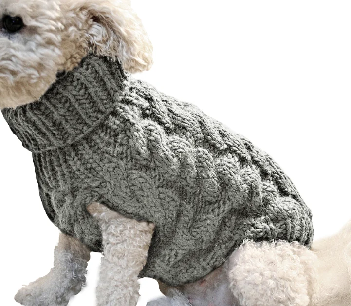 

Manufacturers Wholesale Winter Dog Clothes Warm Fashion Design Leisure knitted Sweater Clothes For Dogs, Black/gray/pink/blue/white
