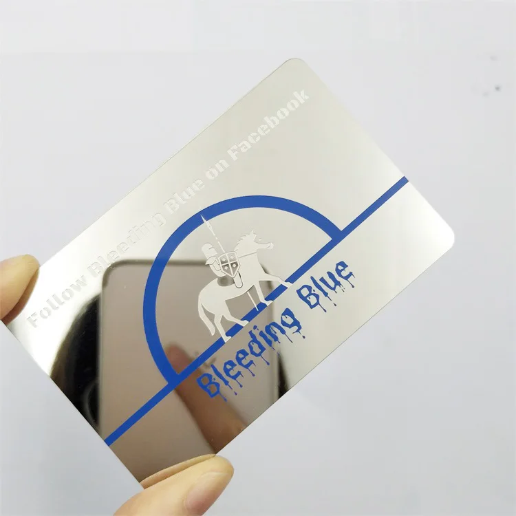 

MDT DEC17 custom logo stainless steel metal gift card