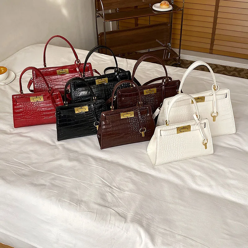 

Latest Fashion Leather Bags 2022 Girls Cute Stone Pattern Purses Young Lady Shoulder Handbag For Woman