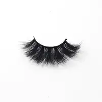 

High Quality Private Label 25mm Eyelashes Various Thickness Real 5D Mink Eyelash