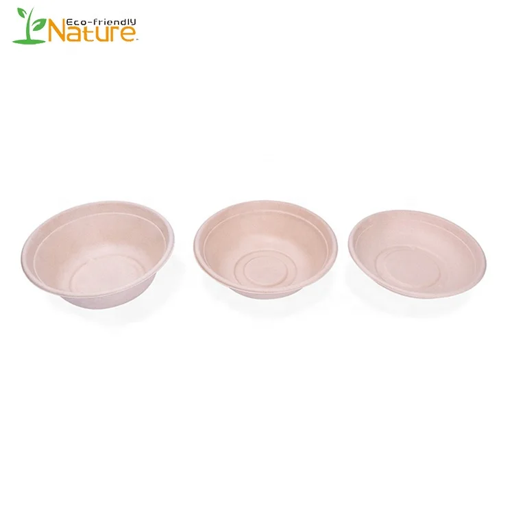 

Eco Food Container Sugarcane Pulp Biodegradable Bowls with Lids