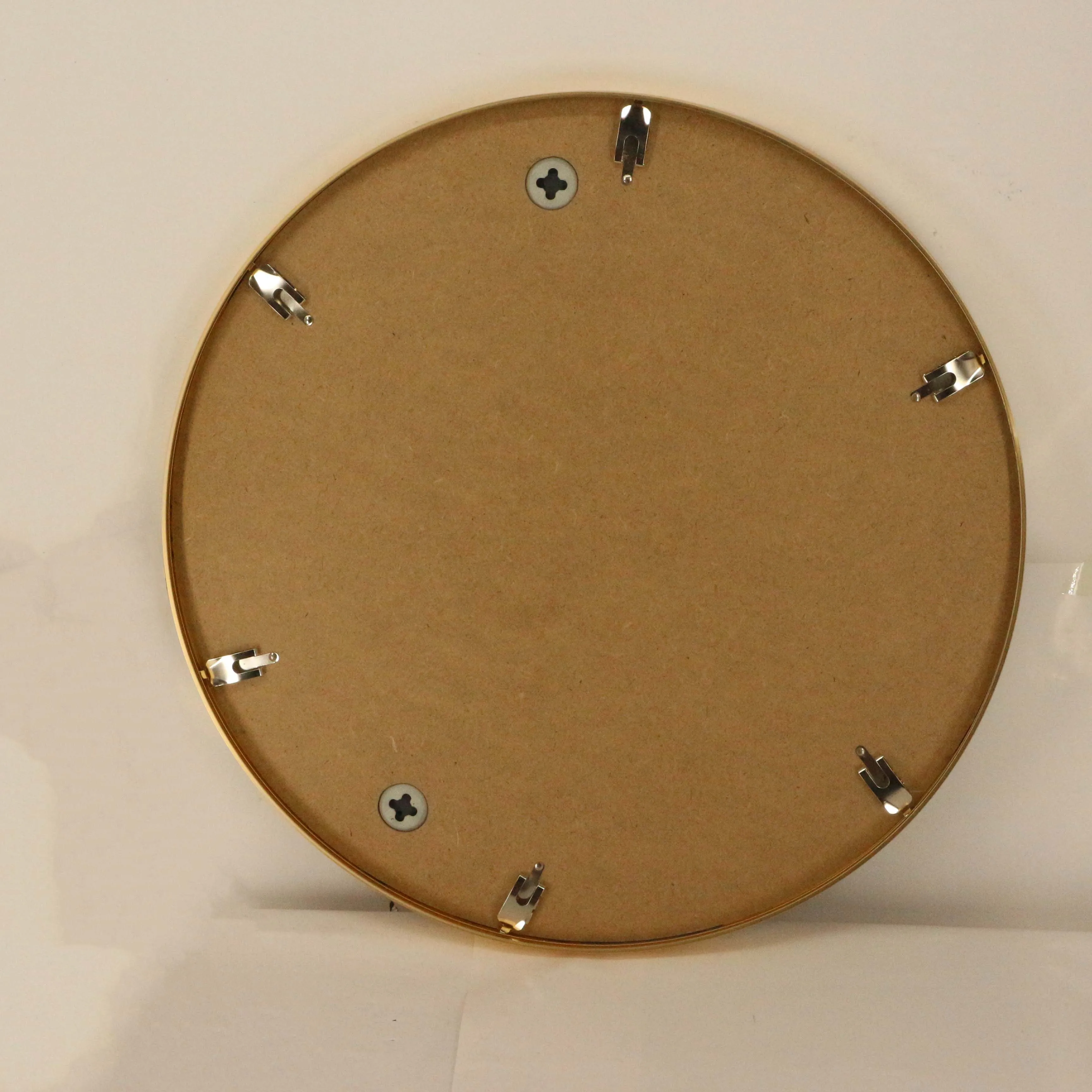 
Metal Framed Round Makeup Mirror Vanity Wall Mounted Mirror Hanging Mirror Modern Aluminum Art Home Decorative for Bathroom 