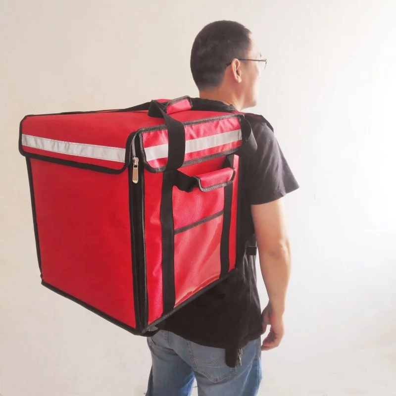 
Big waterproof Thermal motorcycle bike backpack food delivery bag 