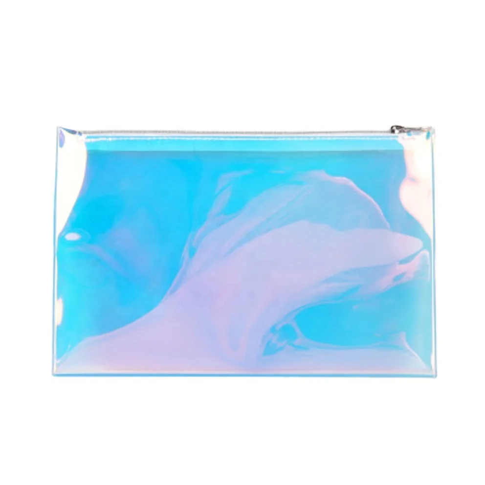 

Fashion Laser waterproof clear transparent PVC make up pouch, As your demand