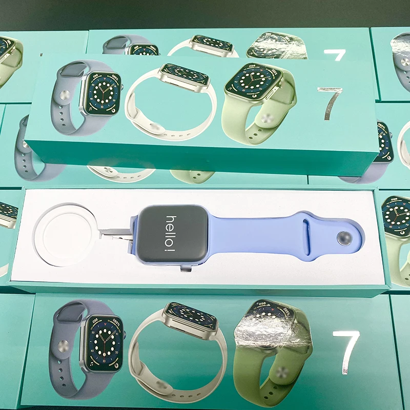 

New N76 Smart Watch 7 For Women Men Bt Call Custom Dial Sleep Monitor Women Smartwatch Pk M26 Plus T500 Smart Watch, Black /white /blue /pink/red/silver/green