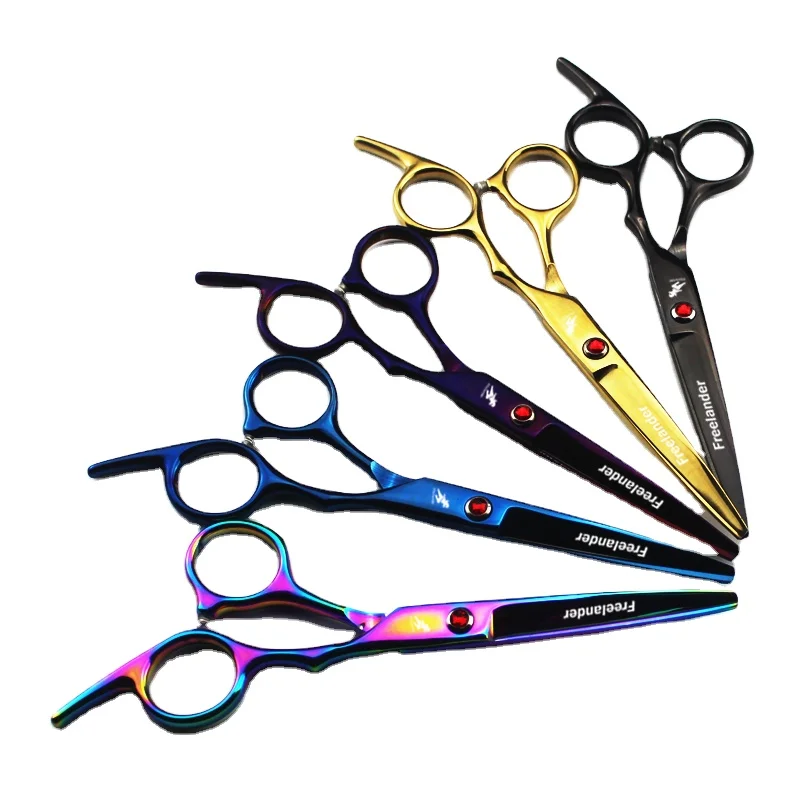 

6.0 inch LCH-21 Stainless Steel New fFashion Besign Flat Barber Scissors