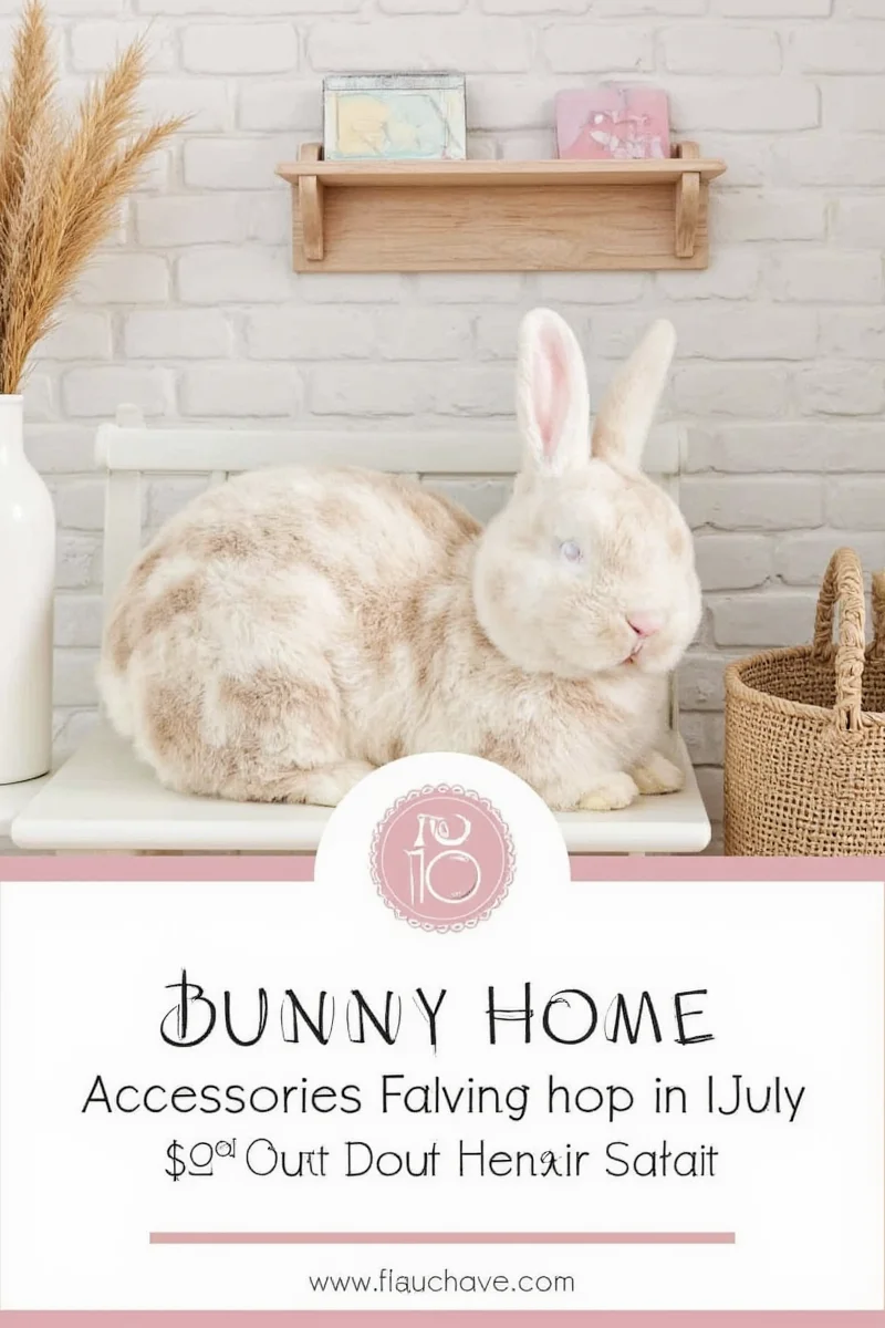 Bunny decor in a kid and pet-friendly living area