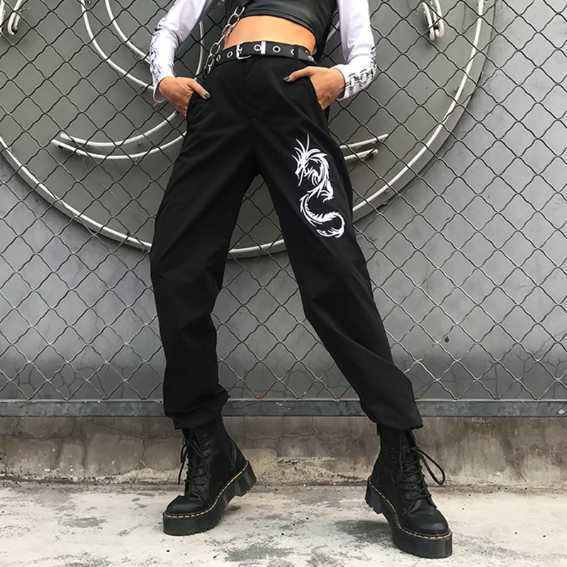 

Custom Fashion Chinese Harem Ladies Dragon Embroidery Pants, Customized