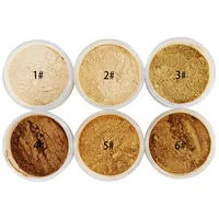 

Best selling makeup cosmetics OEM 6 color waterproof minerals loose powder