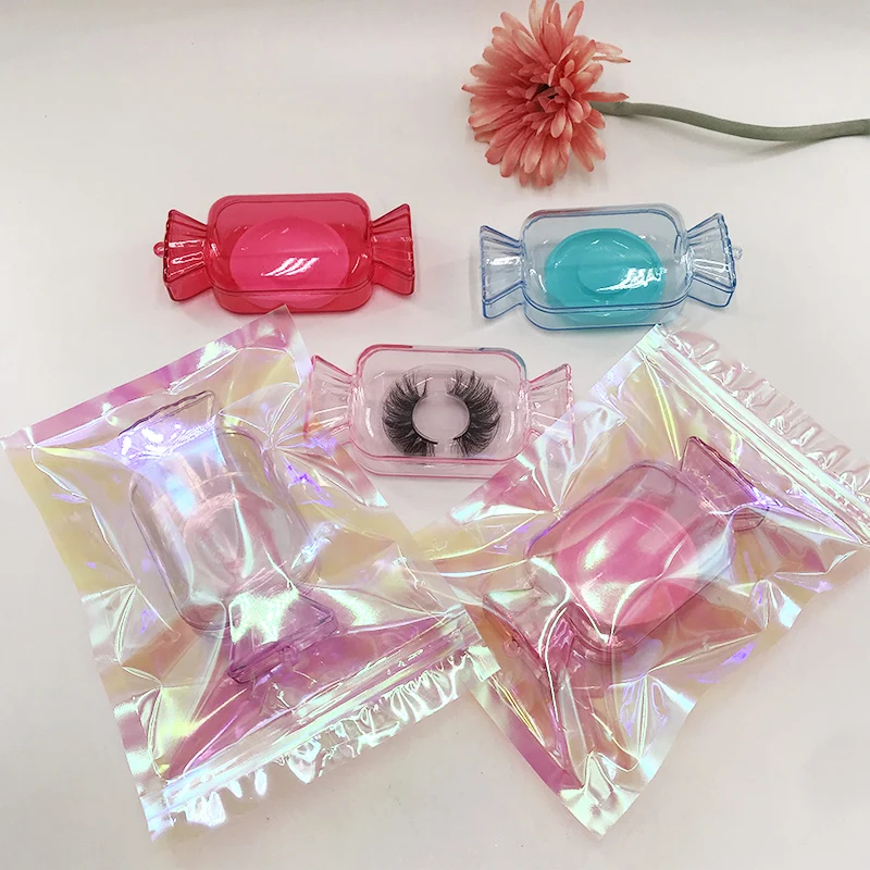 

cute candy lash cases 16mm, 18mm, 20mm, 22mm, 25mm mink eyelash packaging suger lash box, Colors