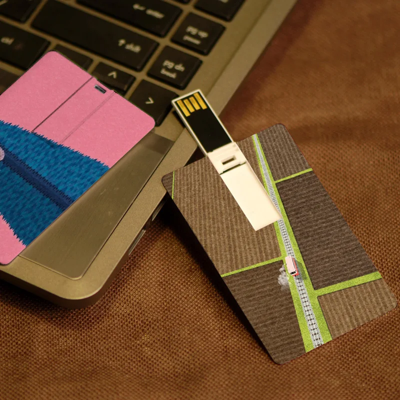 Waterproof Super Slim Credit Card Usb Flash Drive Pendrive 4gb 8gb 16gb