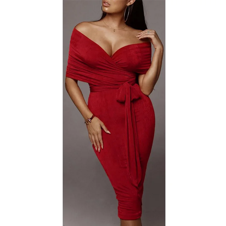 

Drop ship spring modest dress 2021 women clothing AN_H10074