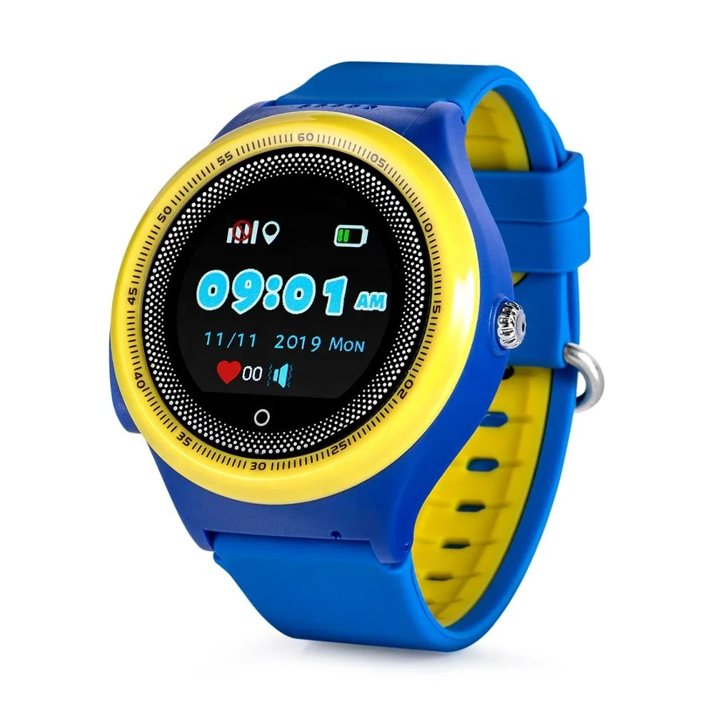 

100% Waterproof High Quality Smart Kids GPS Tracking Phone Watch, no Camera 1.3 Inches Color IPS Touch Screen, Pink,black