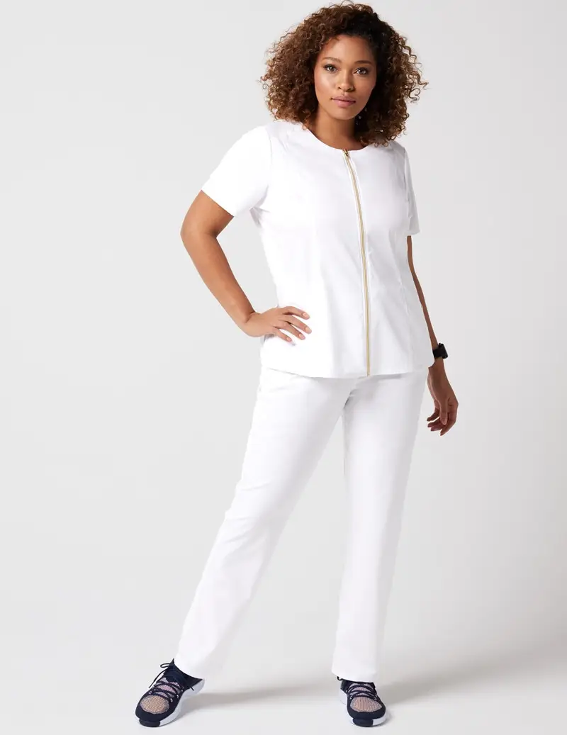 Wholesale Solid Fashion Antimicrobial Polyester Cotton Spandex Nurse