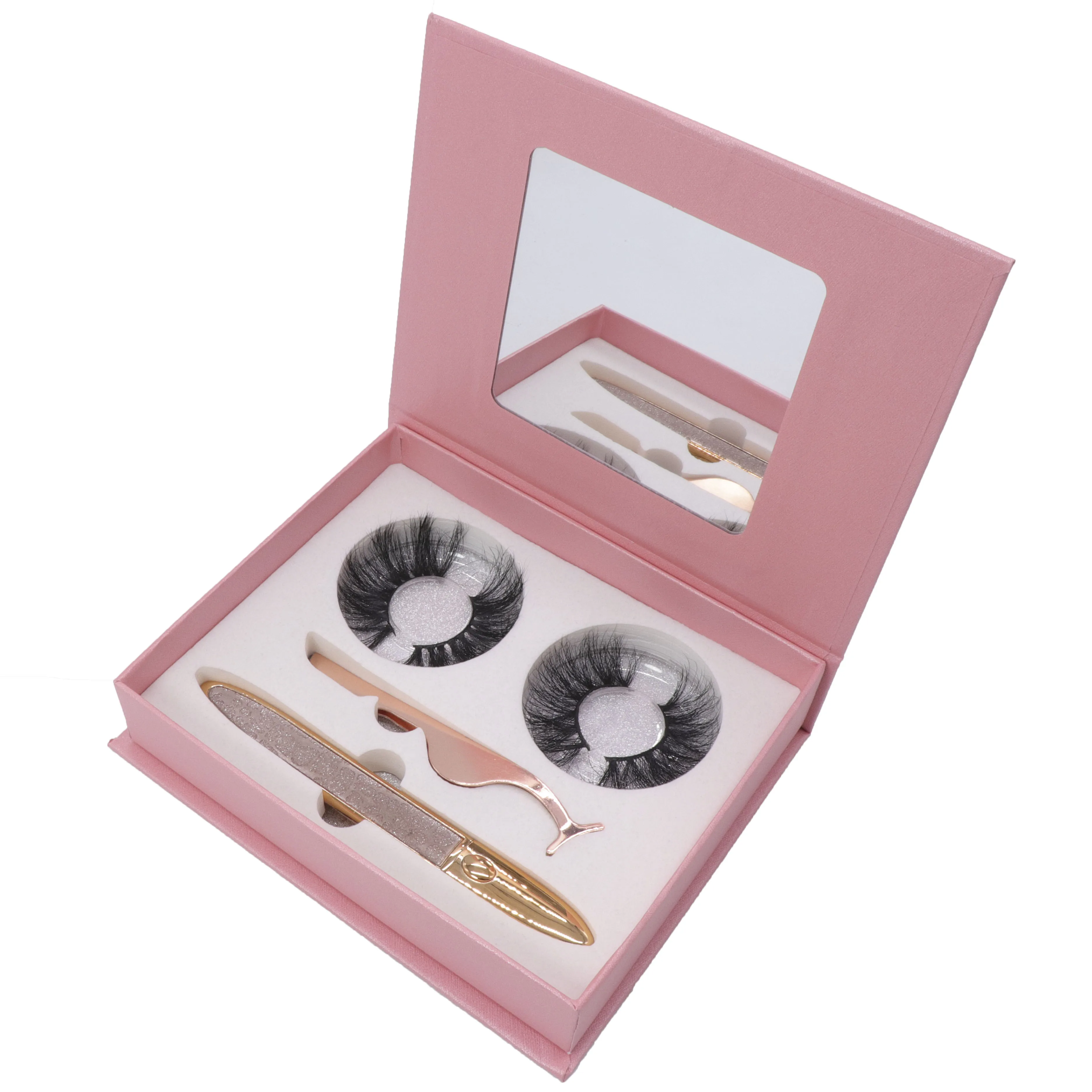 

lashes3d wholesale vendor 25mm Full Strip mink lashes 3d real cruelty free mink eyelashes with pretty eyelash boxes