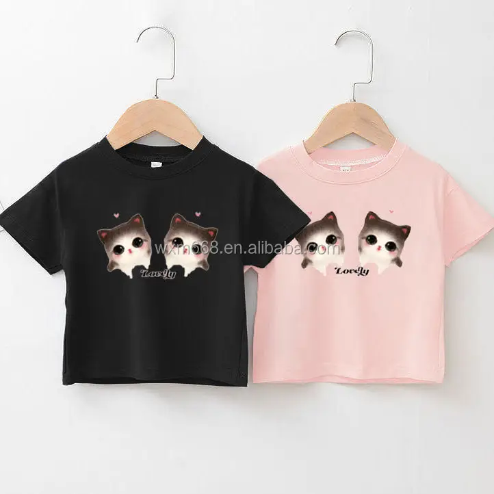 

Cheap Price Summer Series Children's Short Sleeve Fashion T-shirt For Boys And Girls Wear
