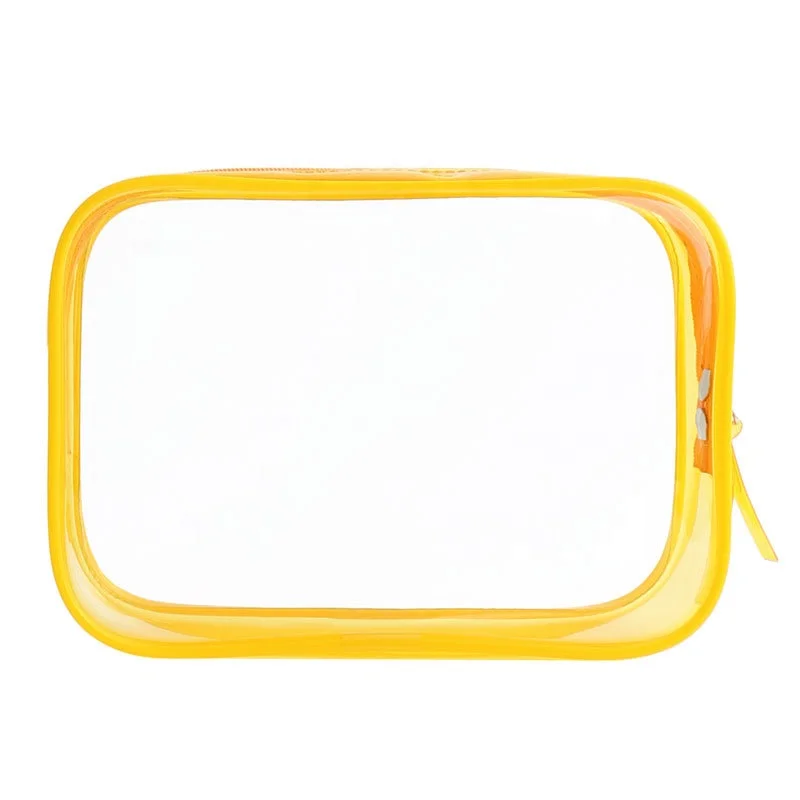 

New fashion popular storage organizer portable waterproof clear plastic make up bag