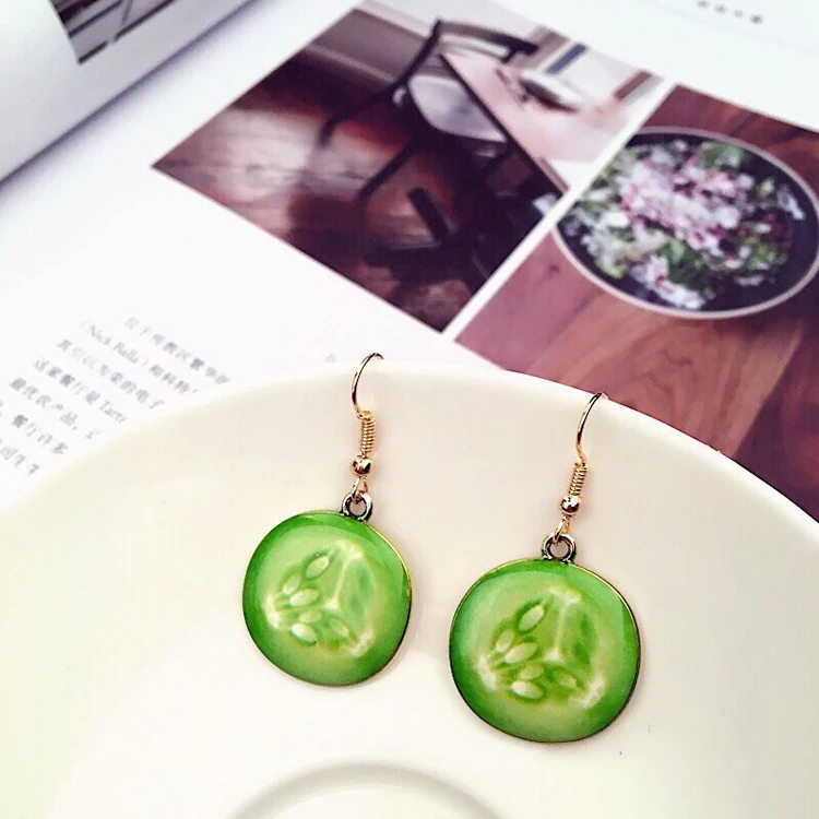 

Multi-Selection Wholesale Pendant Earrings Jewelry Mixed Fruit Earings