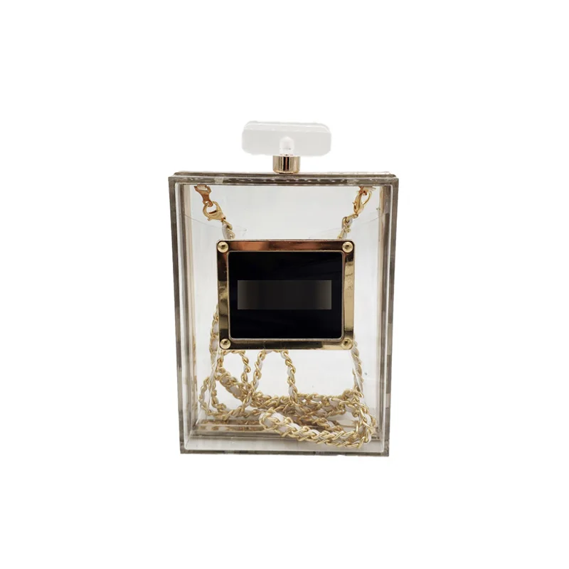 

Amazon Hot Selling Fashion Perfume Chain Clutch Bag Evening Women
