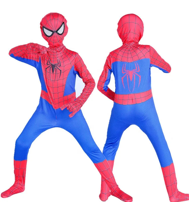 

Children age group spiderman cosplay costumes baby halloween clothes funny carnival costume, Black,white